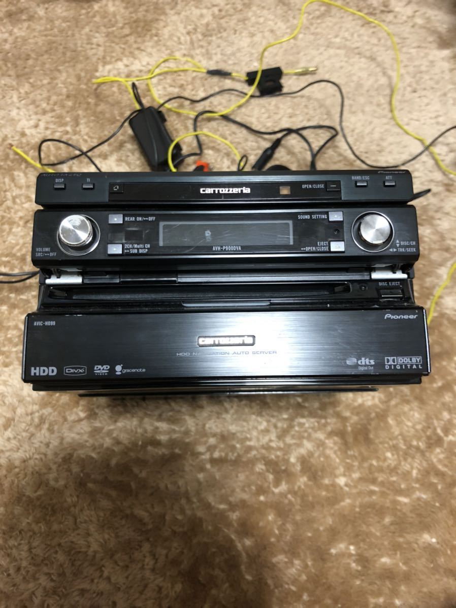 未テスト ジャンク品扱い カロッツェリア AVIC-H9000 サイバーナビ AVH
