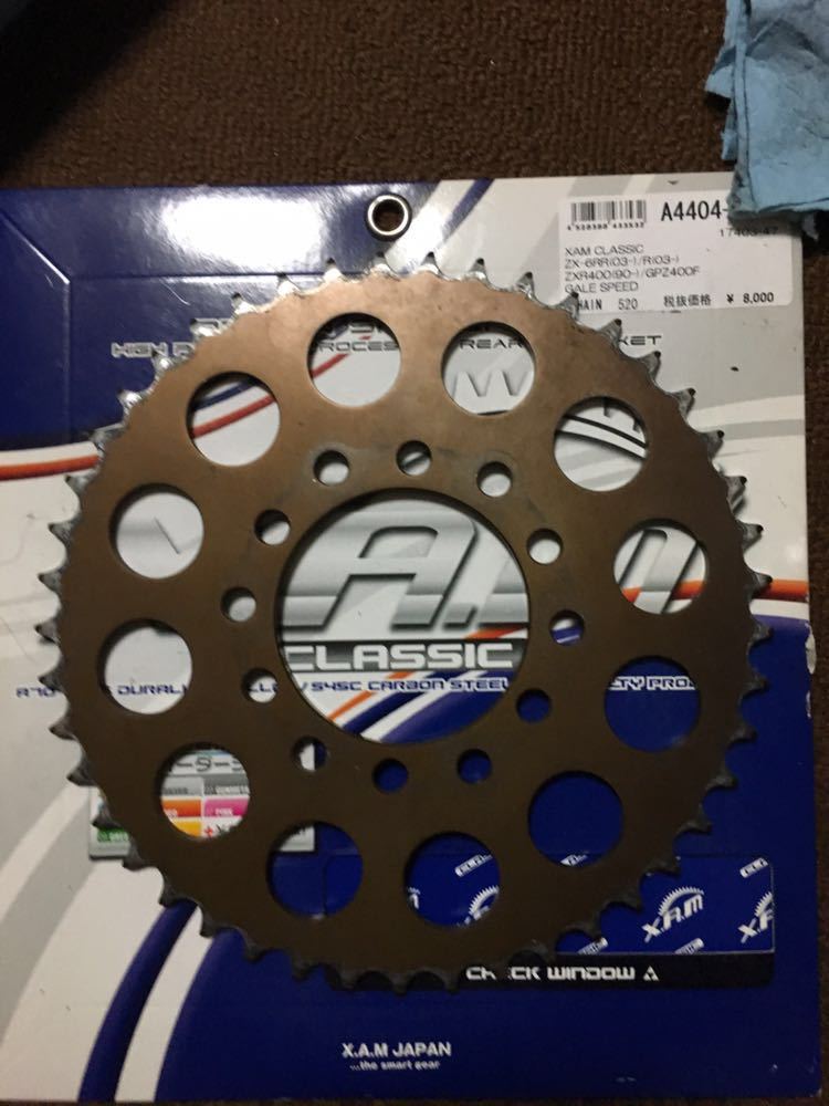 XAM スプロケット A4404 17403 45T スプロケ リア プレミアム ZX-6R