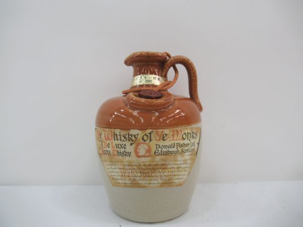 【定番人気，大得価】 古酒 Ye Monks DELUXE イ モンクス デラックス 特級 Scots Whisky スコッチ ウイスキー 760ml 43% 陶器 総重量1539g 未開栓 Z34496R-S(スコッチ)｜売買されたオークション情報、yahooの商品情報をアーカイブ公 スコッチ