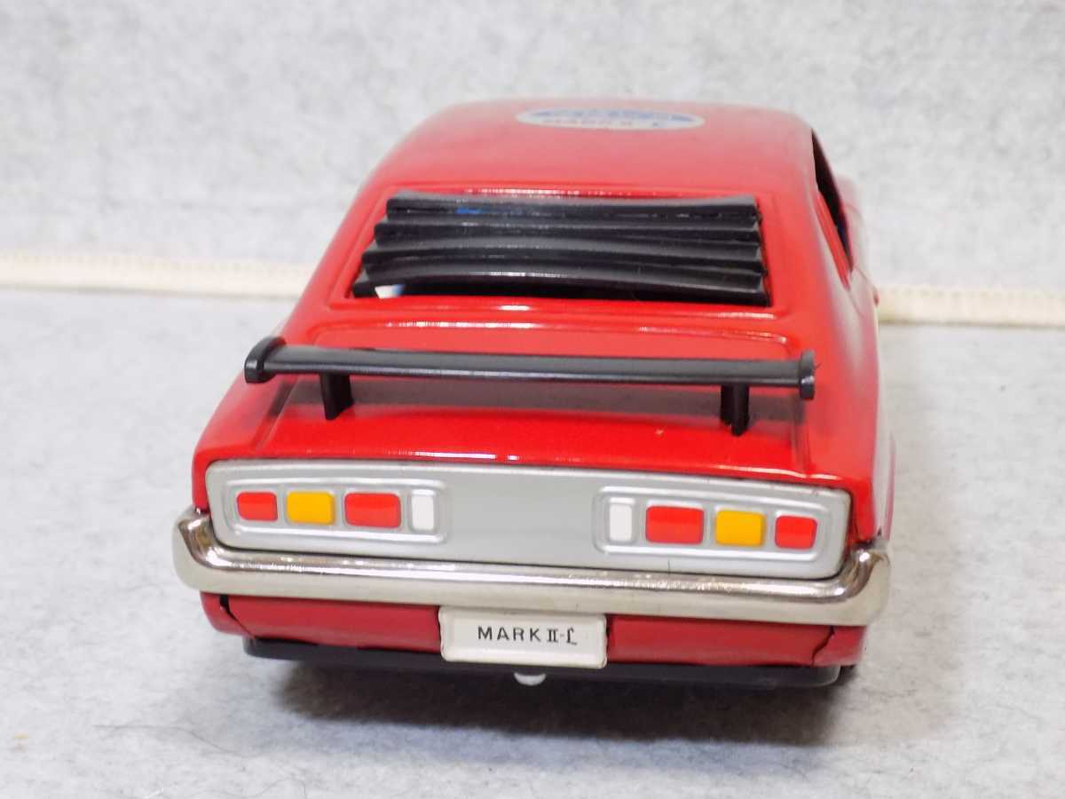 昭和レトロ未使用Masudaya Siren Patrol Jeep ブリキ玩具 昭和玩具