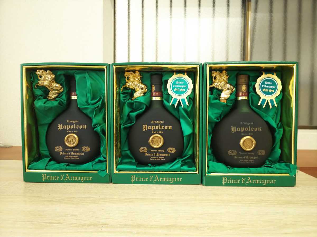 定番，セール 85 古酒 NAPOLEON ナポレオン Prince d' Armagmac アルマニャック まとめて 箱付き 未開栓(アルマニャック)｜売買されたオークション情報、yahooの商品情報をアーカイブ公開 - オークファン アルマニャック