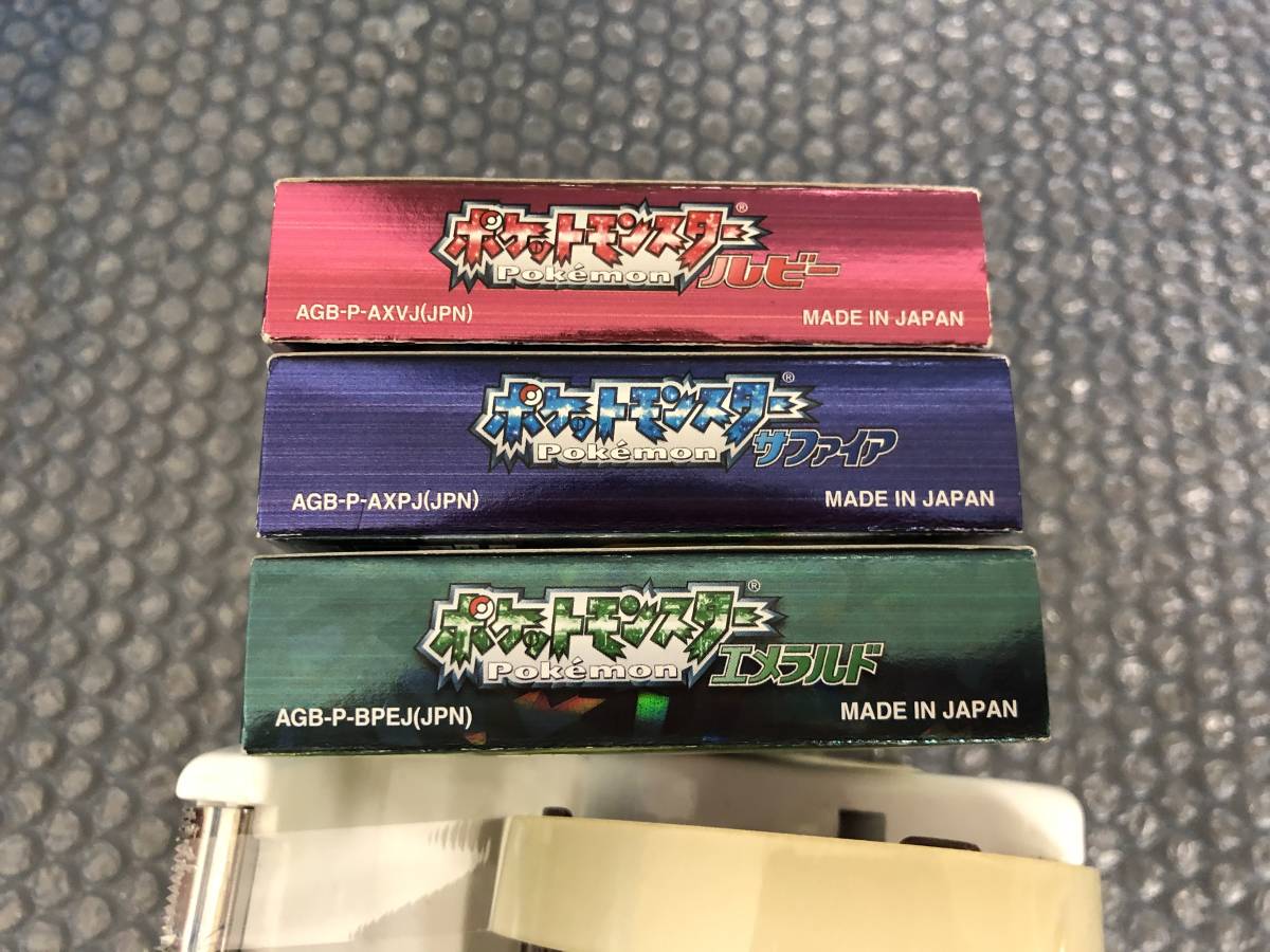 Yahoo!オークション -「ポケモンレア」(ゲームボーイアドバンス ポケカ鬼の仮面ミラー&frasl;モンスターボール柄SV8A GBA(ゲームボーイアドバンス)ポケモン ルビー\u0026サファイア ミュージック・スーパーコンプリート ★☆鬼レア！新品同様　美品　 GBA ポケットモンスター ルビー、エメラルド、サファイア　セット　日焼けなし　状態極上　名作☆★