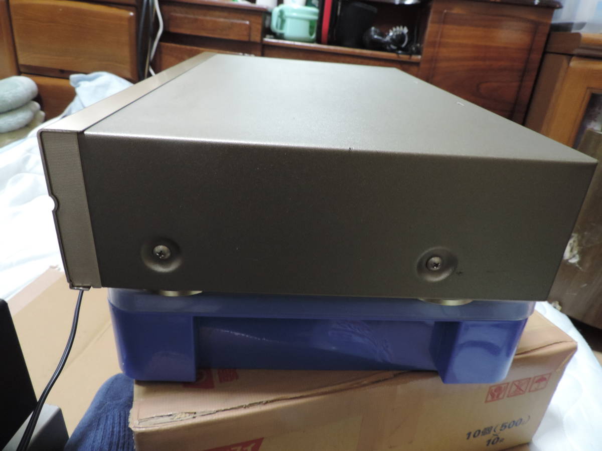 DENON フルサイズ　高音質CDプレーヤ　DCD-755AE　PU交換済　取説付き　CDRテストOK！ DENON - デノン ブラック DCD-755AE-SP CDプレーヤーの