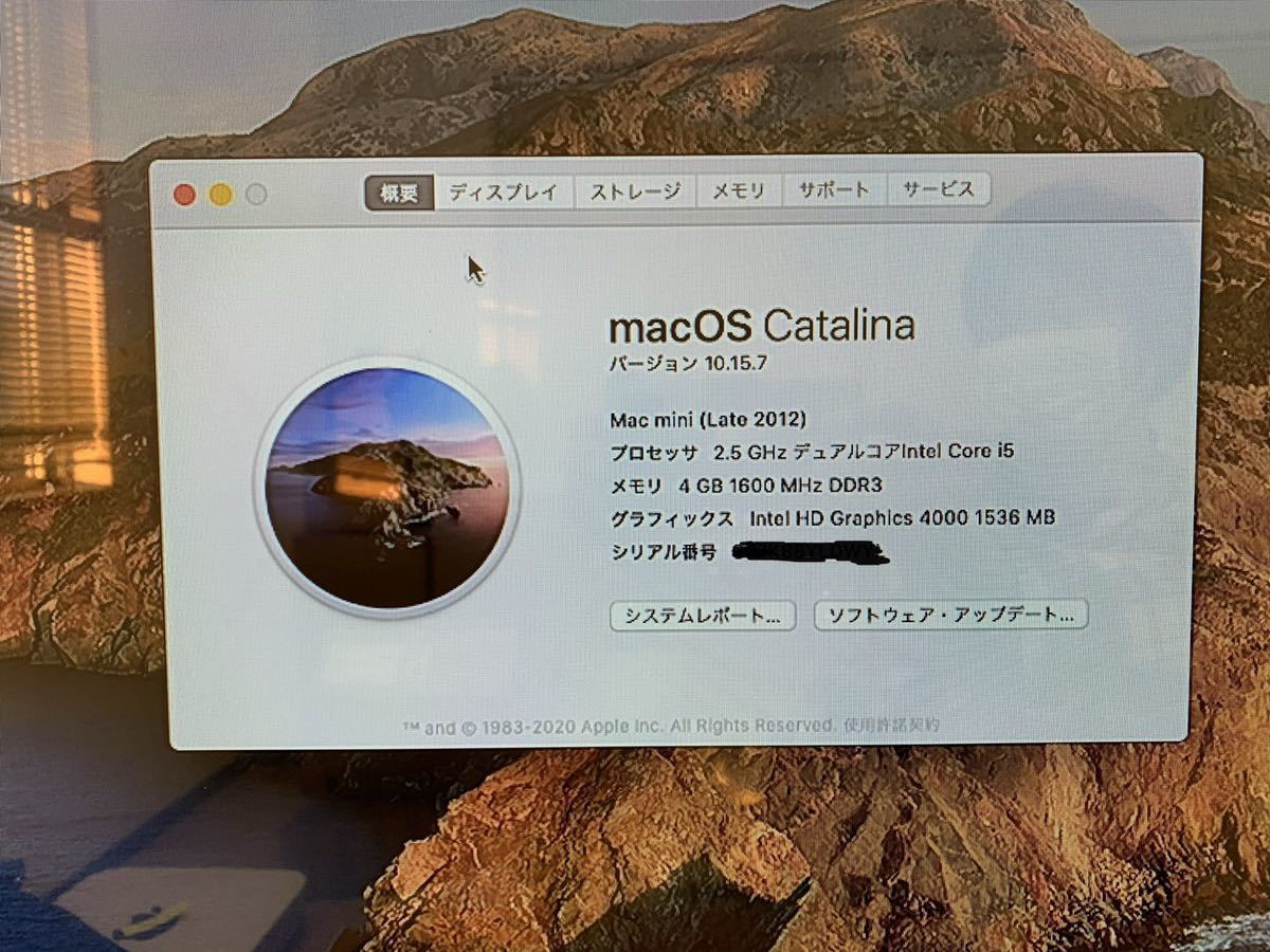 ☆良品☆Apple Mac mini(Late 2012)☆ 2.5 GHz☆4.00GB☆500GB☆OK11