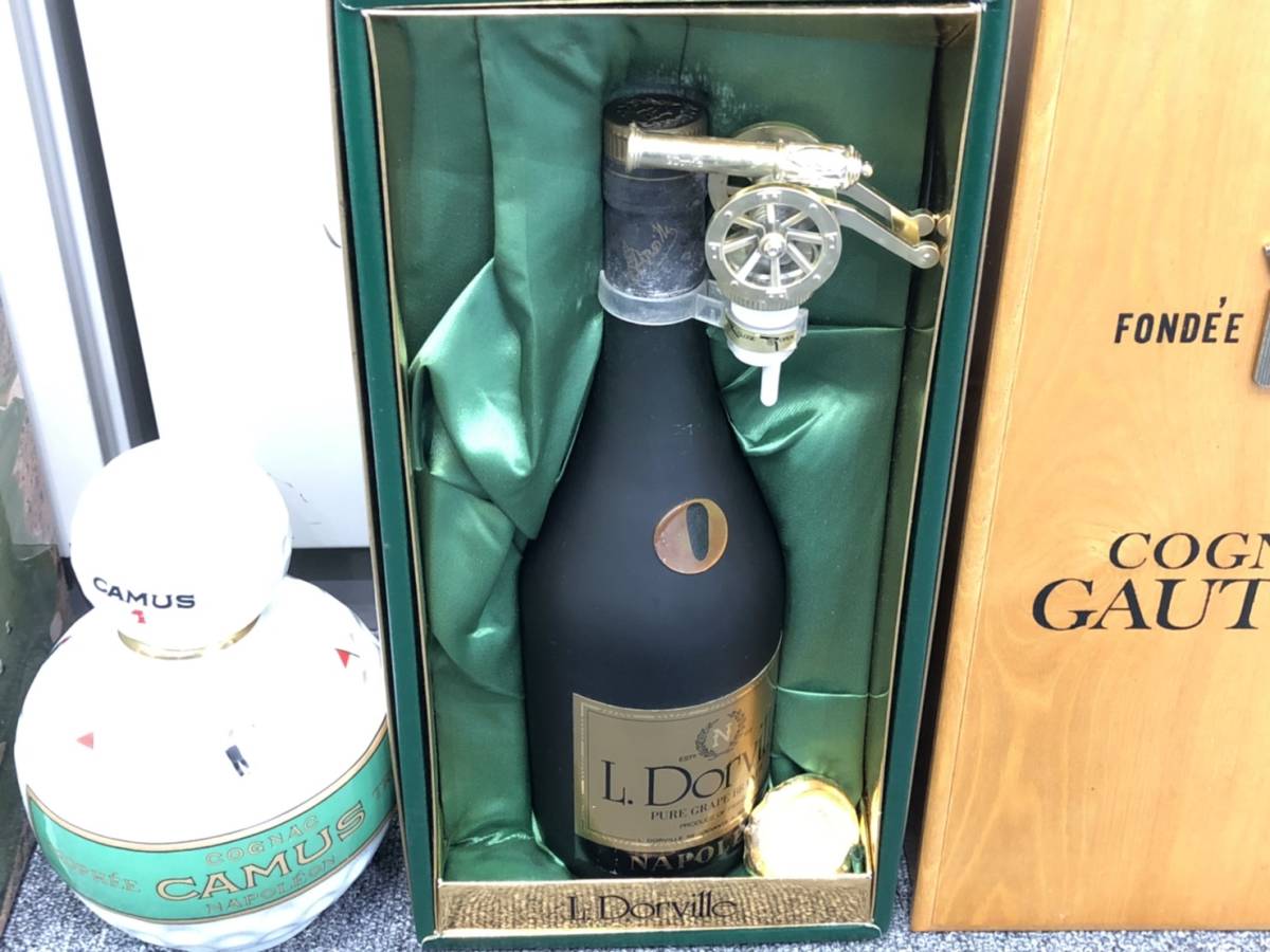 酒 3本 カミュ オタール ロアデロア コニャック