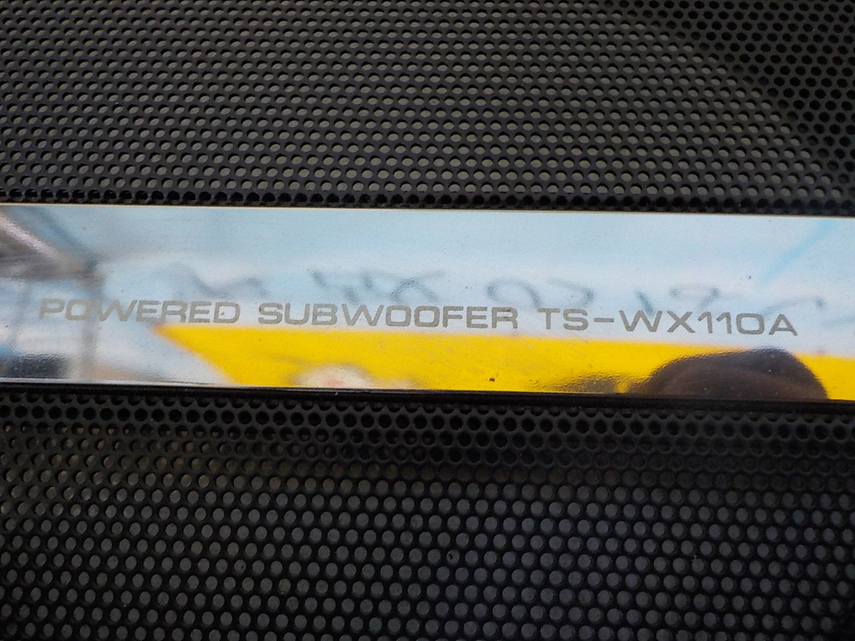TS-WX110A カロッツェリア サブウーファー パイオニア carrozzeria