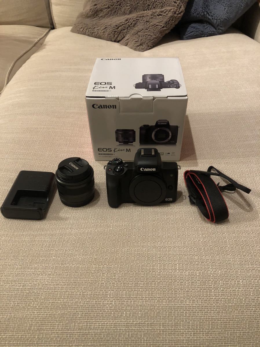 新品未使用 正規品の通販 Canon eos kiss m セット kissm 使用1回