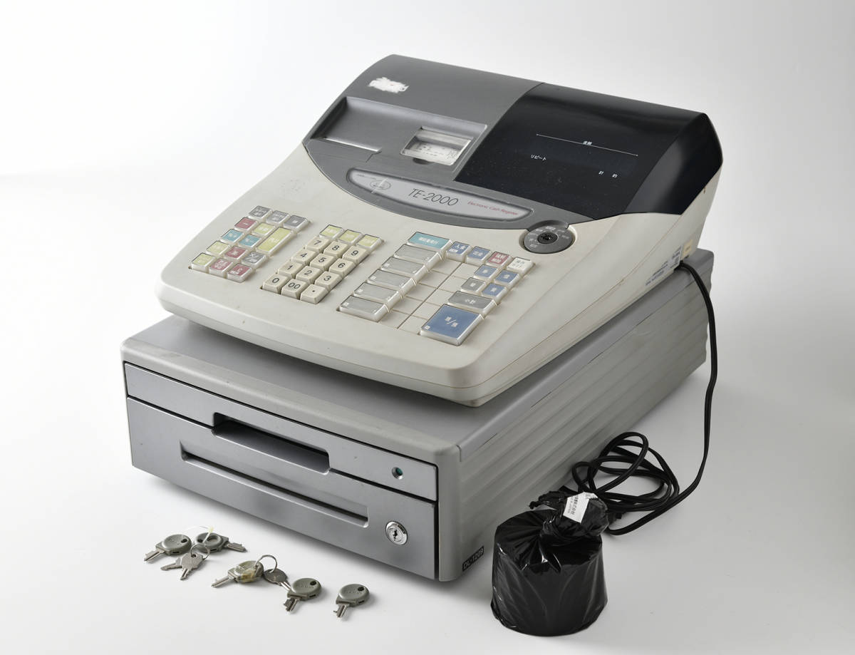 TE-2000 CASIO レジスター 電子レジスター 0 カシオ 長期使用可能 フル