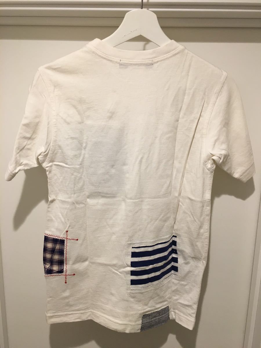 JUNYA WATANABE MAN パッチワークTシャツ S ホワイト 中古・古着通販