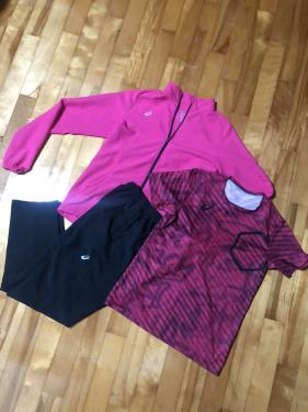  レディース asics アシックス ジャージ 上下 Tシャツ ３点セット Lサイズ(アシックス)｜売買されたオークション情報、yahooの商品情報をアーカイブ公開 - オークファン ジャージ