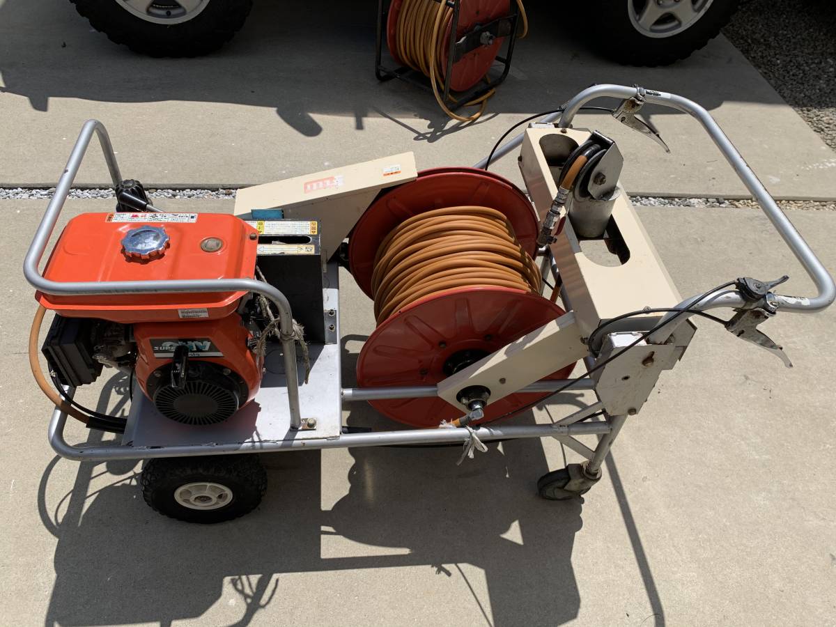丸山 - 鹿児島発 自走式整列動噴 Yahoo!オークション 自走式セット動噴 