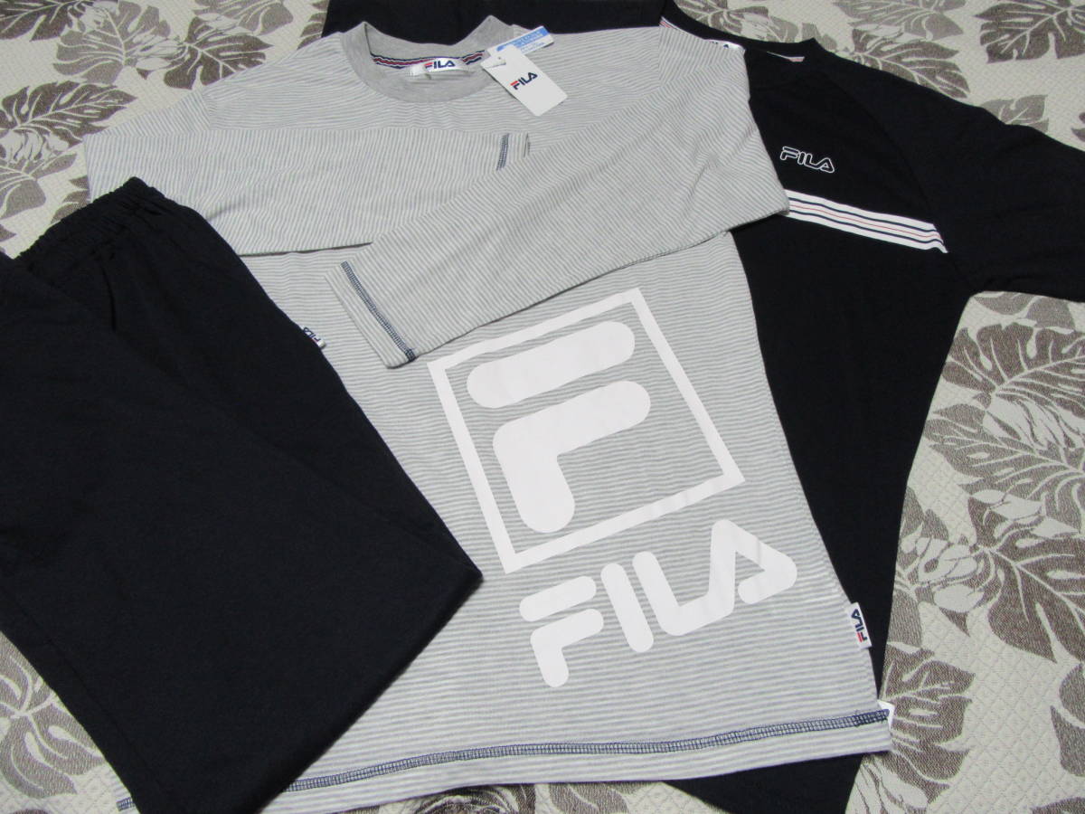 パジャマ メンズ ルームウェア FILA 上下 フィラ セットアップ 
