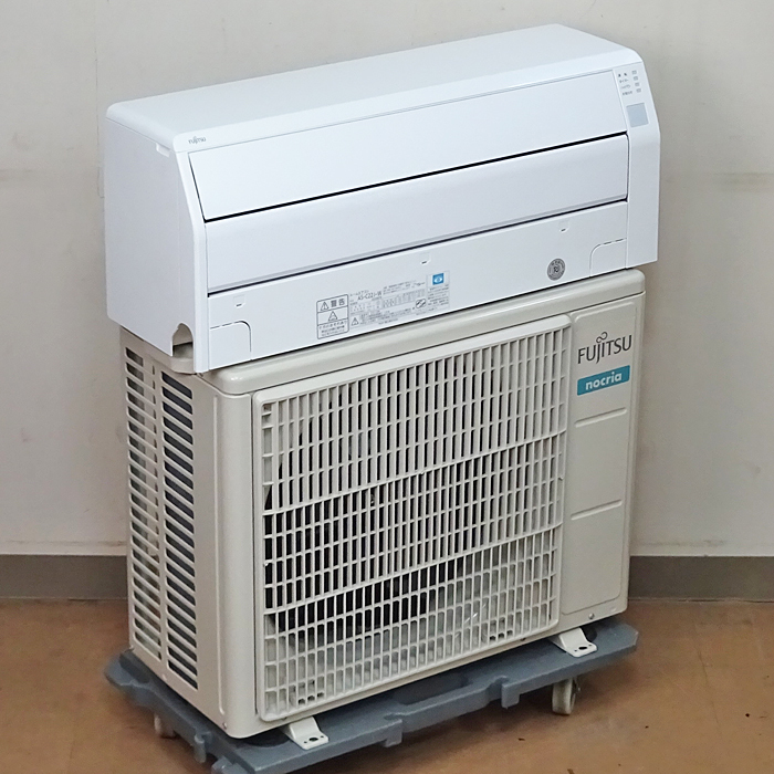 Fujitsu AS-C22J-W エアコン本体 2019年製 FUJITSU【AS-C22J】富士通 nocria ノクリアCシリーズ ルームエアコン