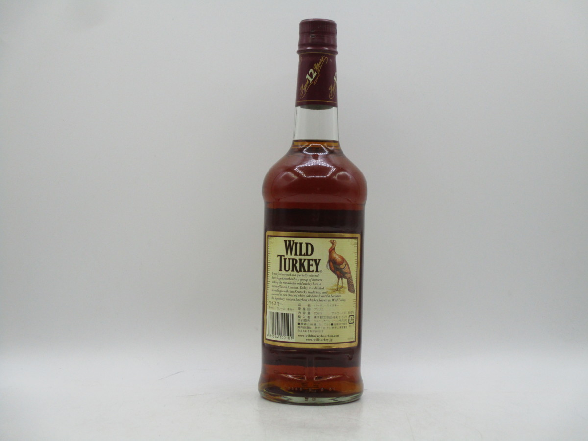 WILD TURKEY 12年 ケンタッキー ストレート バーボン 同梱OK商品】WILD TURKEY 12年 ワイルド ターキー ケンタッキー