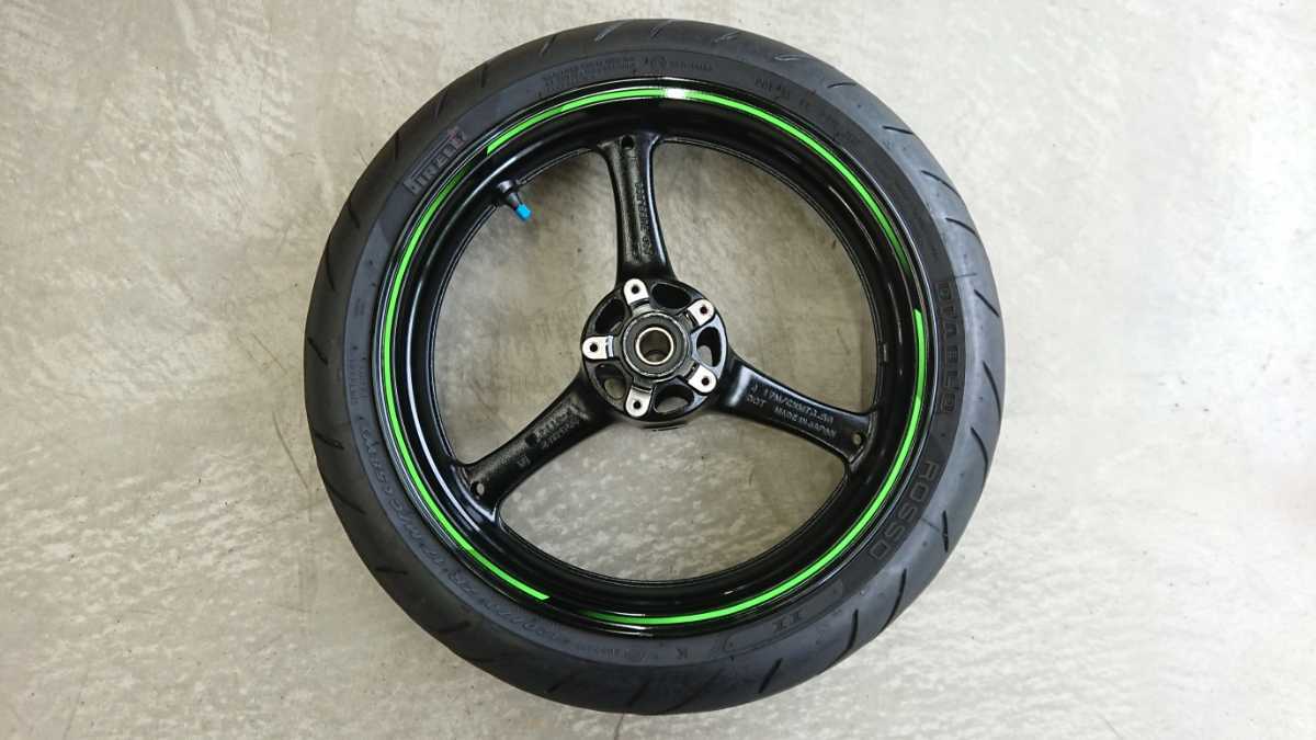 M107》KAWASAKI Ninja ZX-10R 純正 フロントホイール 41073-0180-18F