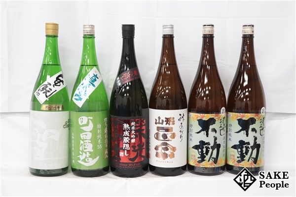 送料無料，低価 注目 日本酒 1800ml 6本セット 不動 ひやおろし 純米大吟醸 特別 原酒生詰め SAVAGE 生もと 栄光富士 熟成蔵隠し 山形政宗 秋あがり 等(日本酒)｜売買されたオークション情報、yahooの商品情報を その他