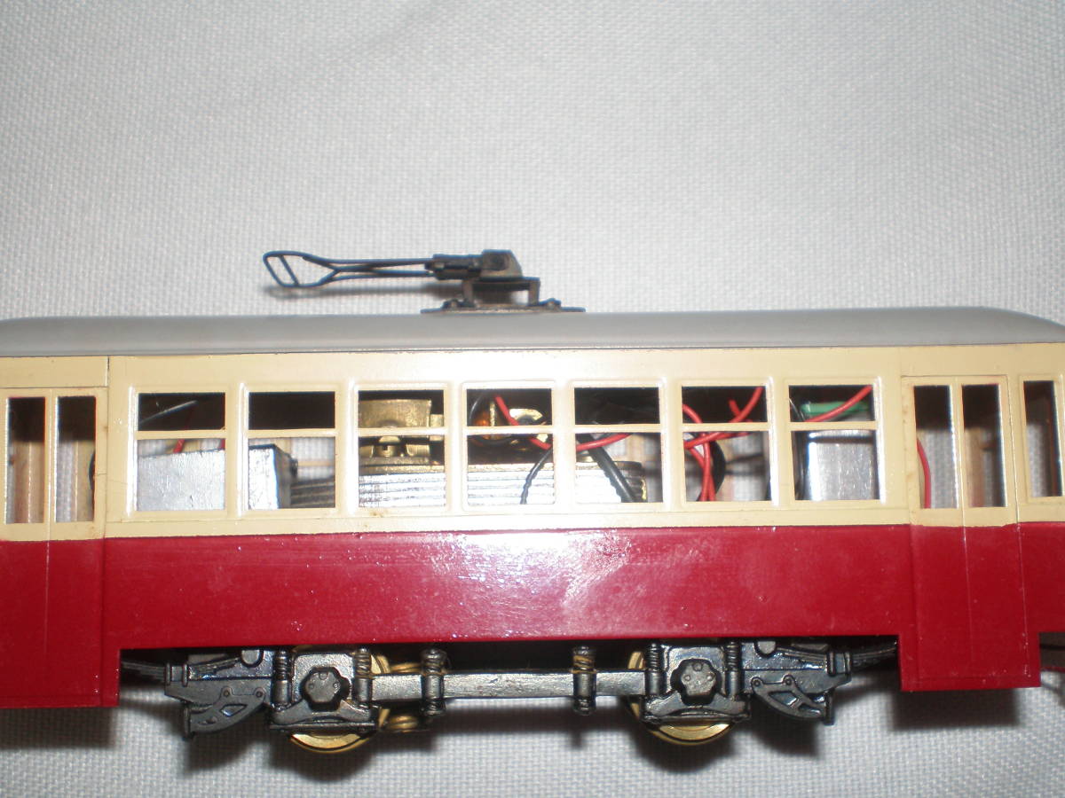 ○HOゲージ KAWAI MODEL 2軸 路面電車 P TOKYO JAPAN