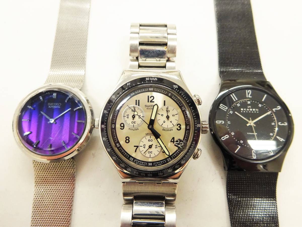 SKAGEN スカーゲン 腕時計 ジャンク動作未確認のため SKT1204 6⁄10限り 