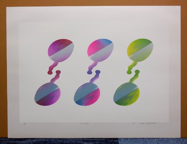 絵画買取・販売の小竹美術 安田侃 安田侃「二つの顔」シルクスクリーン