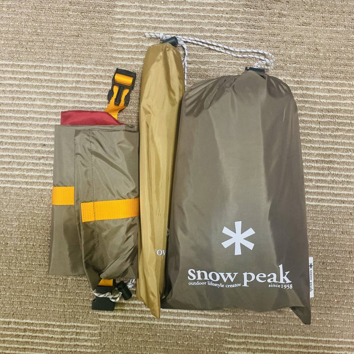  snow peak スノーピーク ライトタープ タープ ペンタシールド STP-381 ライトタープポール150付き TP-160(ポール)｜売買されたオークション情報、yahooの商品情報をアーカイブ公開 - オークファン ポール