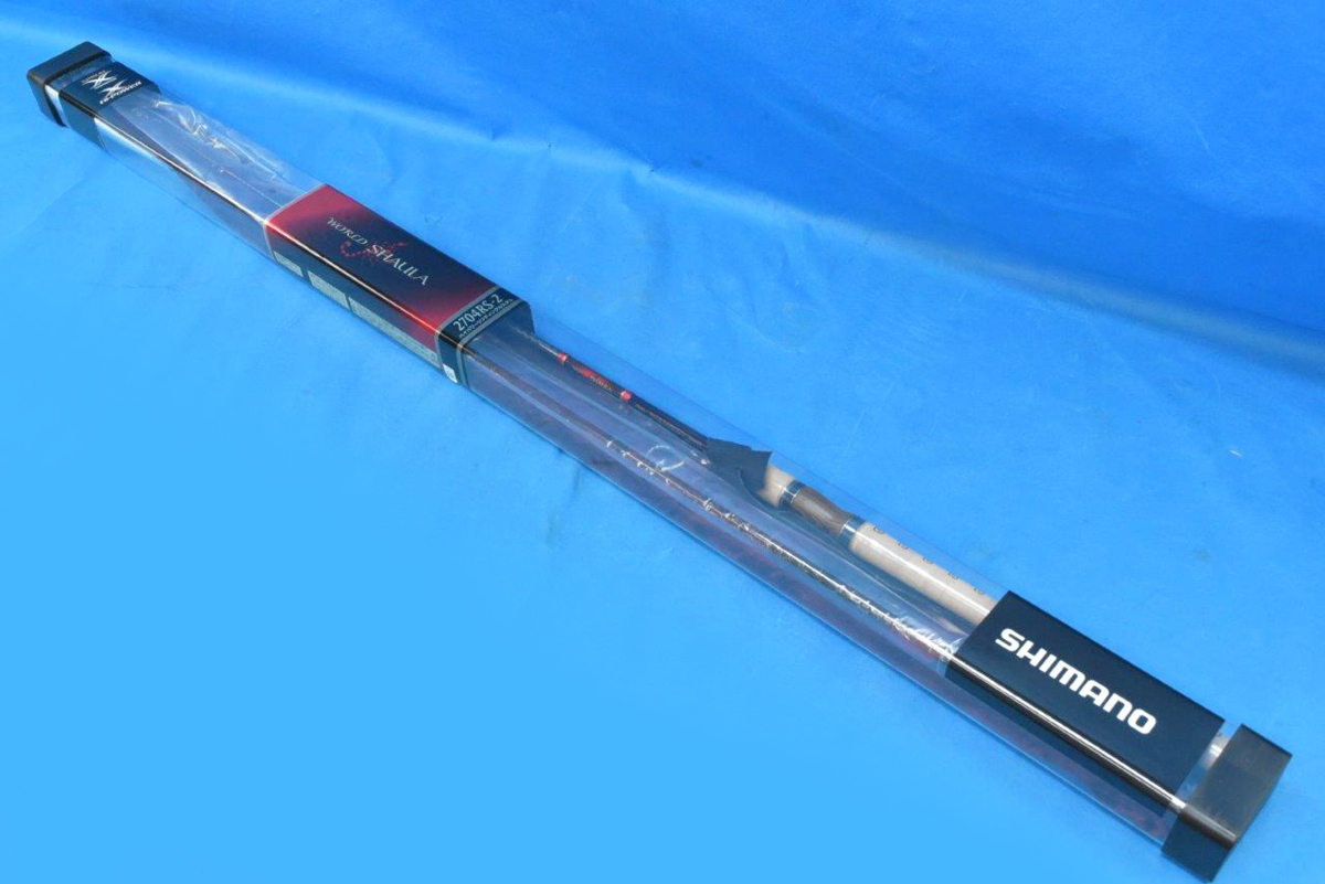 未使用品 シマノ ワールドシャウラ 2704RS-2 レッドタイプ バスロッド