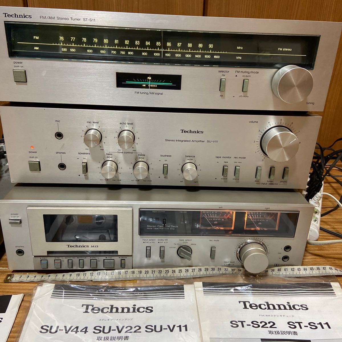 テクニクス SU-V11 Yahoo!オークション チューナー Technics アンプ ST