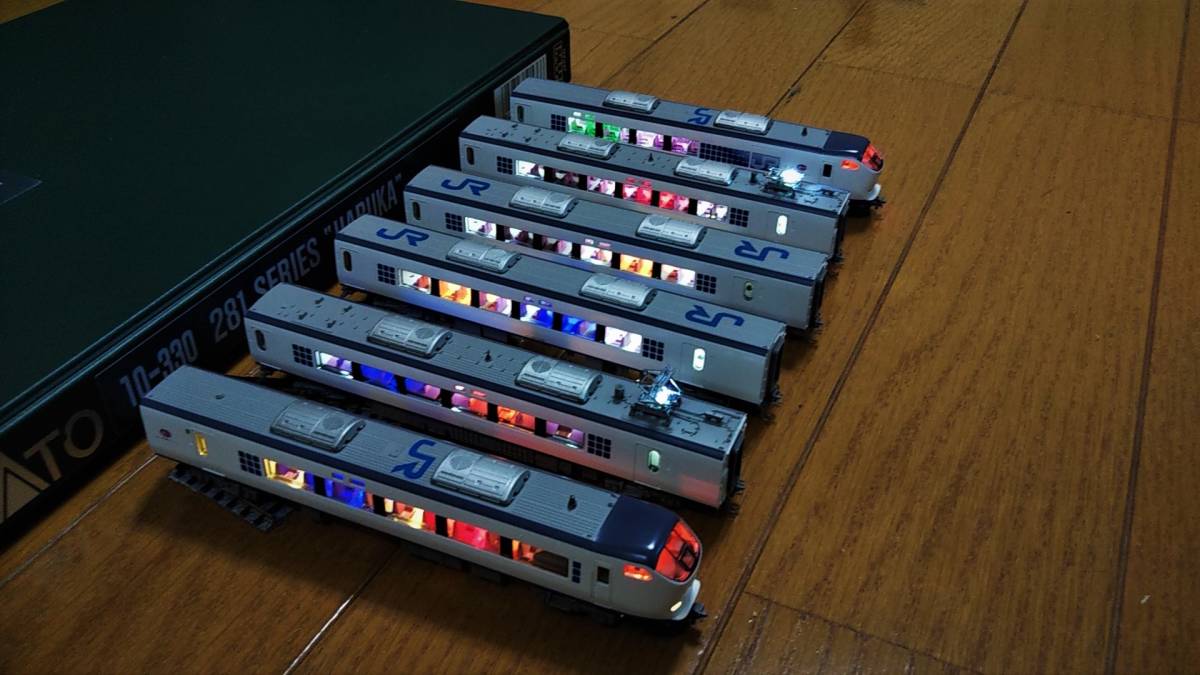 人気買付 ☆フルLED完成品 美品 KATO 10-330 281系「はるか」基本