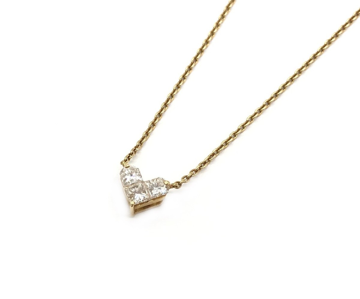 STAR JEWELRYスタージュエリー ネックレス ハート シルバー 赤 STAR JEWELRYスタージュエリー ネックレス ハート シルバー 赤