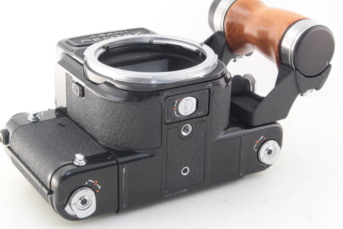 販売認定店 AB (良品) ASAHI PENTAX ペンタックス 6×7 55mm F4 木製
