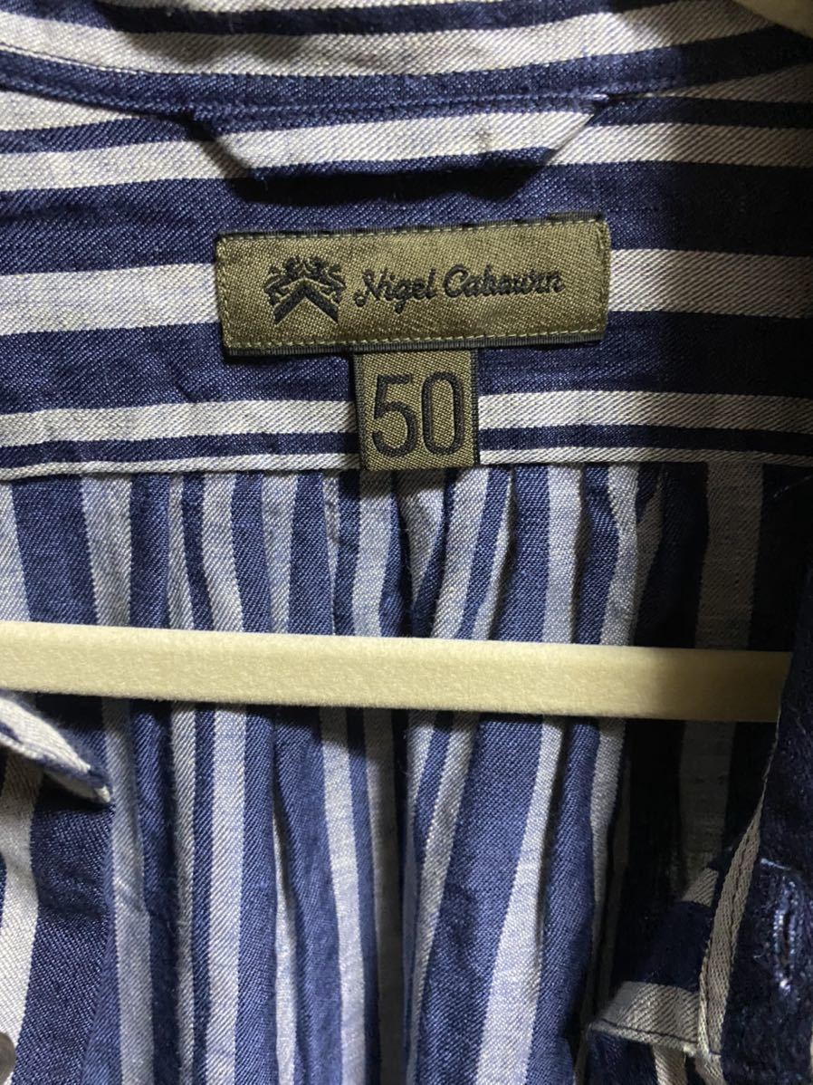 NIGEL CABOURN＞ナイジェルケーボン スリープシャツ - リネン