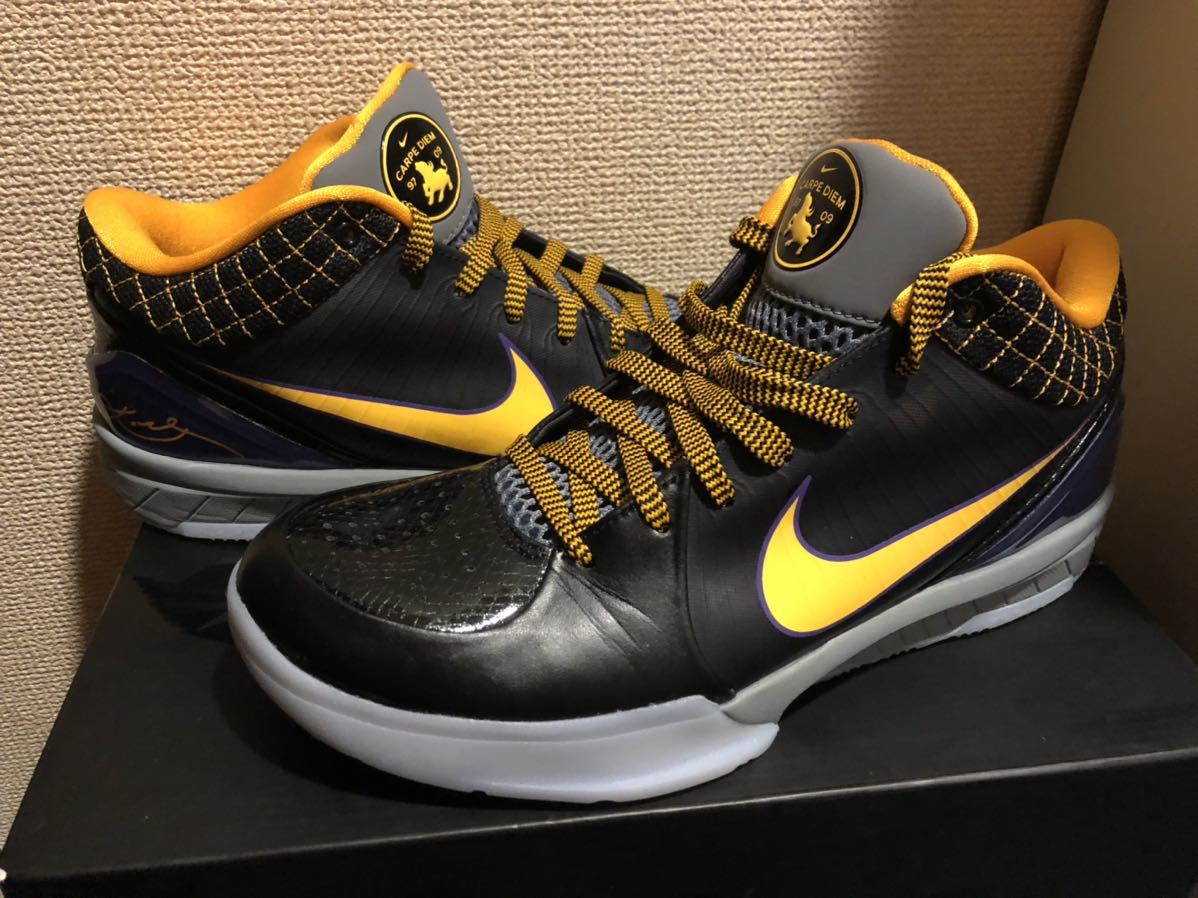 美品] NIKE kobe 4 protro 26.5cm ナイキ コービー レイカーズ jordan 