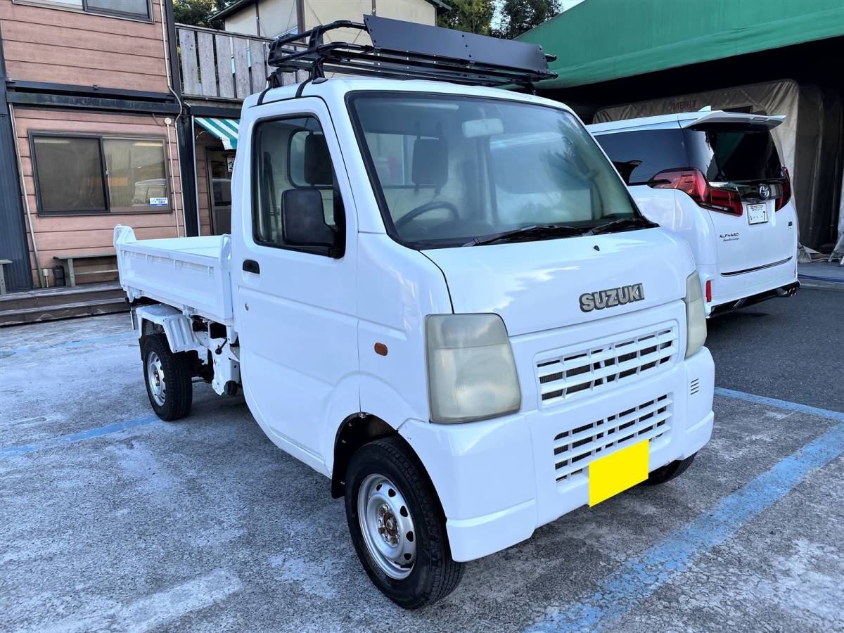 強化ダンプ スズキ □希少！ 3転 4WD 4WD キャリイトラック ダンプ 
