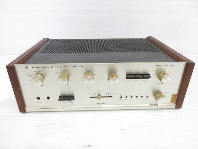 XR552□トリオ ソリッドステートステレオアンプ KA-2600 / TORIO 1969