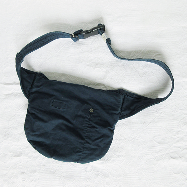 送料198円～□PORTER（ポーター）ディープブルー ウエストバッグ