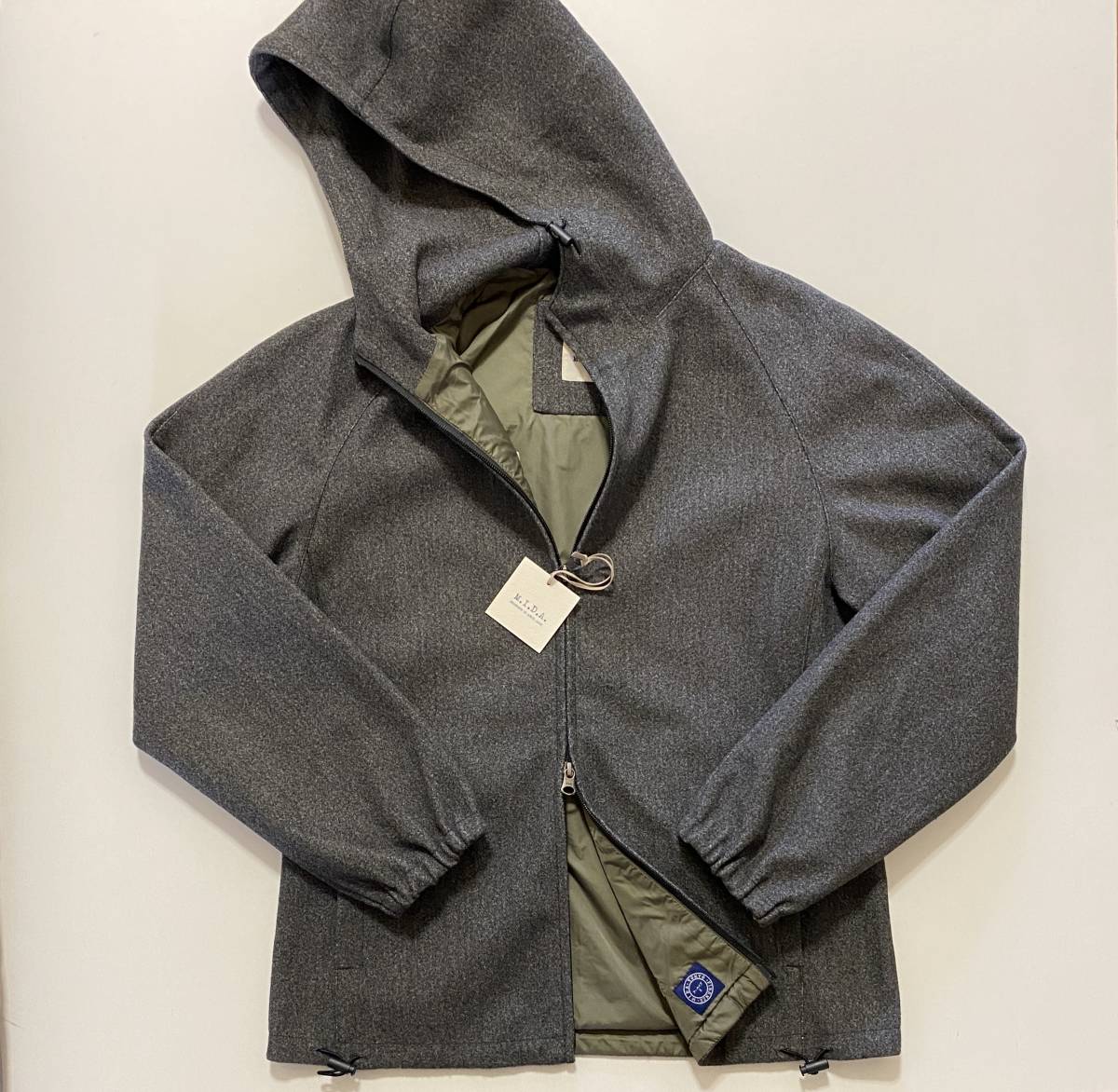 20FW 新品 M.I.D.A. ブルゾン パーカー ジャケット ミダ mida ウール