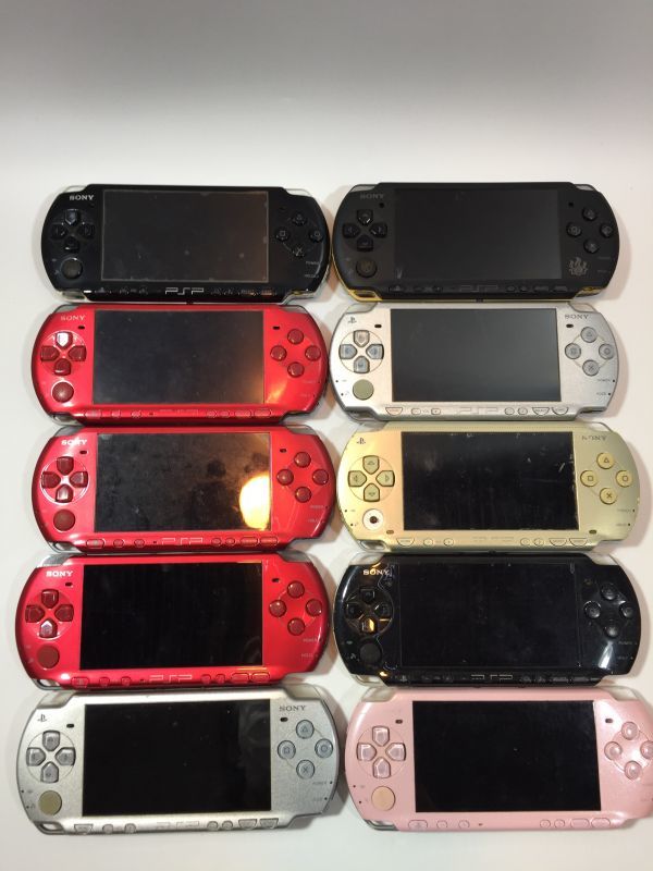 ☆【同梱不可】ジャンク PSP 本体 まとめて10台セット PSP-3000×7 PSP