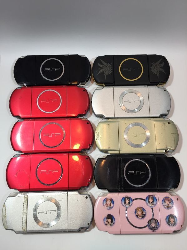 ☆【同梱不可】ジャンク PSP 本体 まとめて10台セット PSP-3000×7 PSP