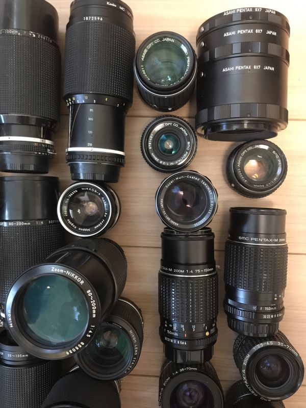 望遠レンズ まとめ売り Nikon Canon Mamiya ☆お得☆レンズ MF マニュアル まとめて大量 ニコン NIKON キャノン