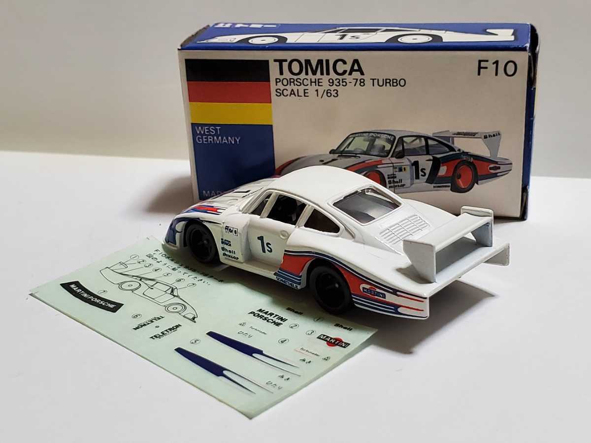 トミカ ポルシェ 青箱 F10 Yahoo!オークション 935-78ターボ F10-2