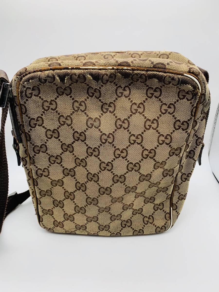 グッチ ショルダーバッグ GG柄 122759 ☆現状品☆GUCCI グッチ 122759 3444 GG柄 ショルダーバッグ 袋付き