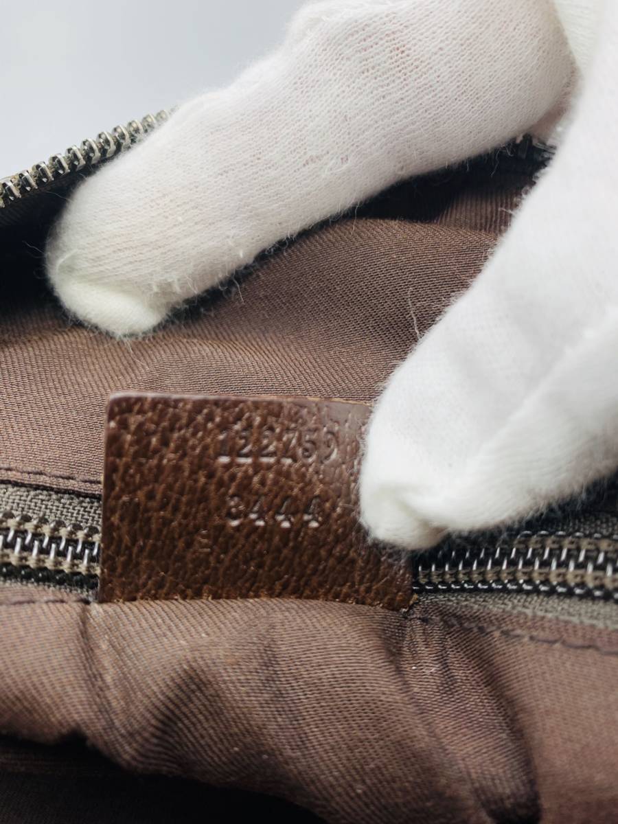 グッチ ショルダーバッグ GG柄 122759 ☆現状品☆GUCCI グッチ 122759 3444 GG柄 ショルダーバッグ 袋付き