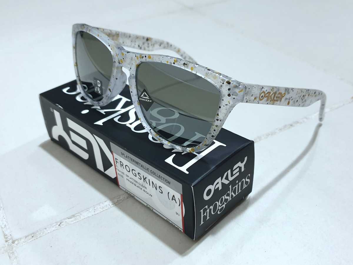 【限定SALE，安い】 1円スタート OAKLEY FROGSKINS アジアフィット PRIZM BLACK IRIDIUM オークリー フロッグスキン ASIA FIT サングラス OO9245-9454(セル、プラスチックフレーム)｜売買されたオークション情報、yahooの商品情報 セル、プラスチックフレーム
