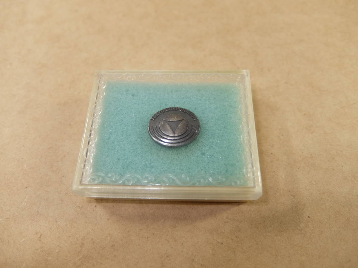 東急グループ 東急電鉄 社章 純銀製バッジ 東京急行電鉄 ／ ピンズ