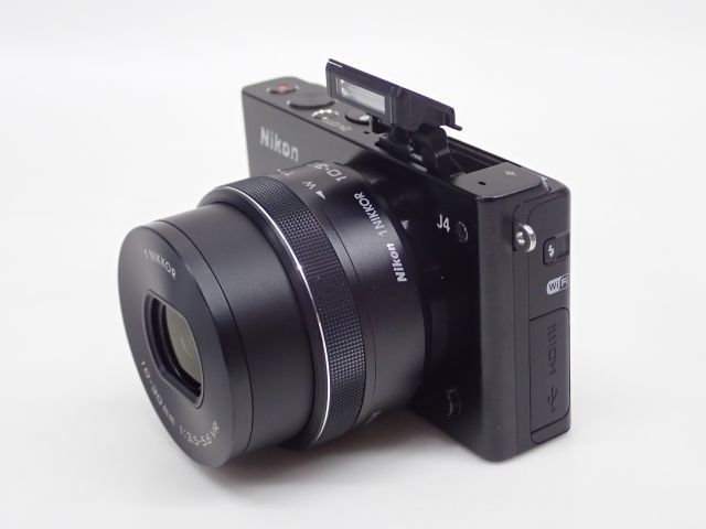 【良品】Nikon ニコン ミラーレス一眼カメラ Nikon 1 J4 標準パワーズームレンズキット ブラック 元箱/説明書/アクセサリ付き ¶ 5D118-1 Nikon ミラーレス一眼カメラ ボディ Nikon1 ミラーレス一眼 大阪支店