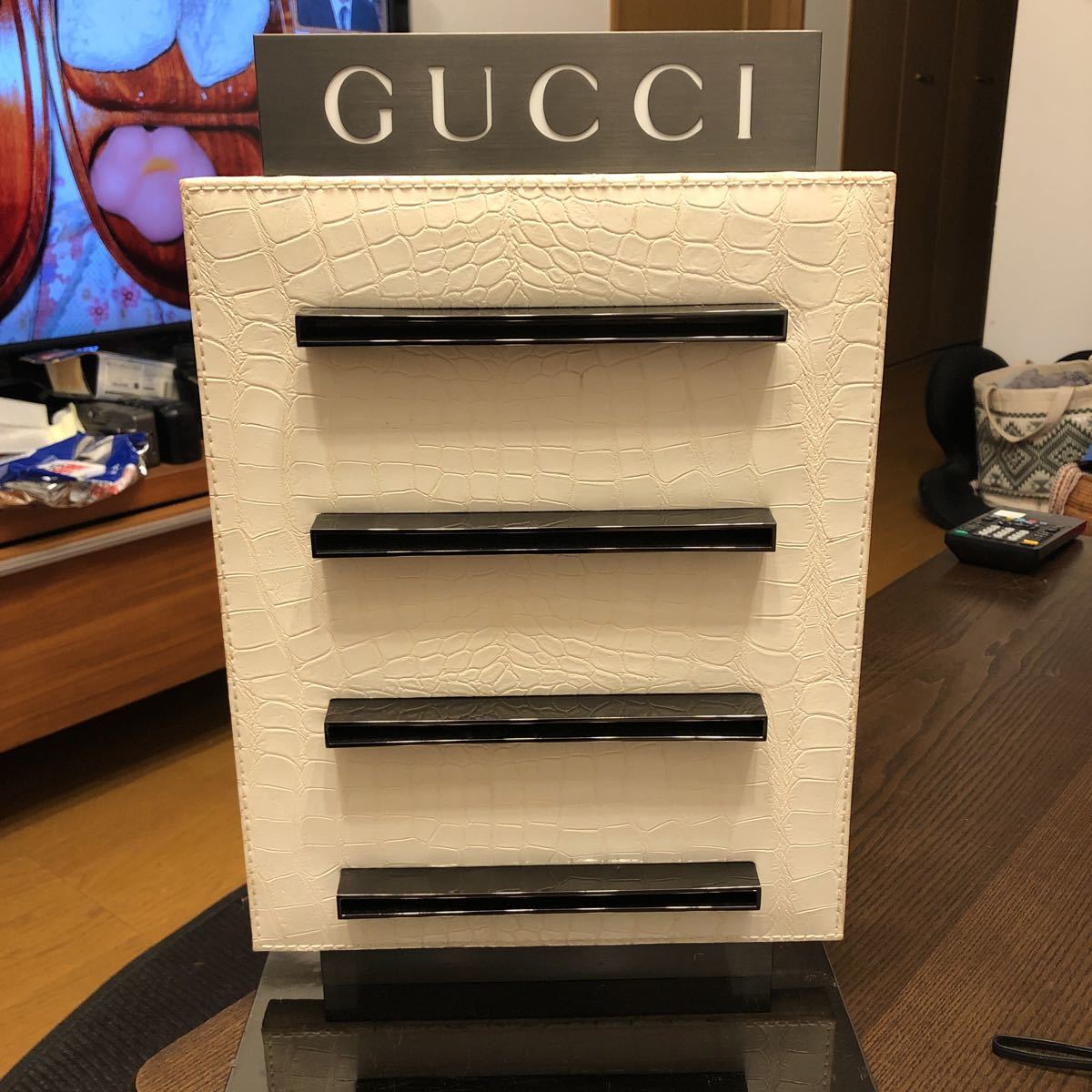 グッチ GUCCI ディスプレイ プレート 非売品希少 オブジェ 販売 保存袋