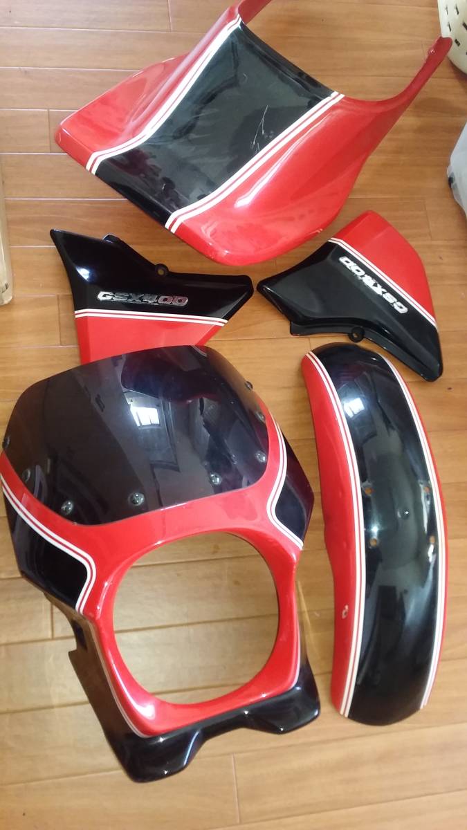 SUZUKI インパルス400 GK79A 外装セット プリティー SUZUKI GSX400 インパルス GK79A 分割式 42.7π 【極タイプ3