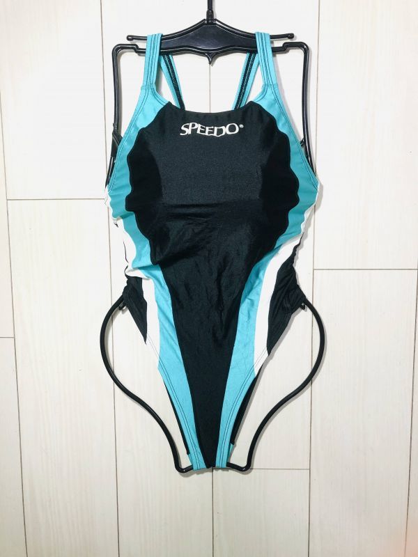 HOT，大人気 18スピード女子競泳水着O 大きいサイズ ハイレグオープンバック 光沢黒&times;ターコイズブルー&times;白 旧ミズノ製(ワンピース)｜売買されたオークション情報、yahooの商品情報をアーカイブ公 女性用