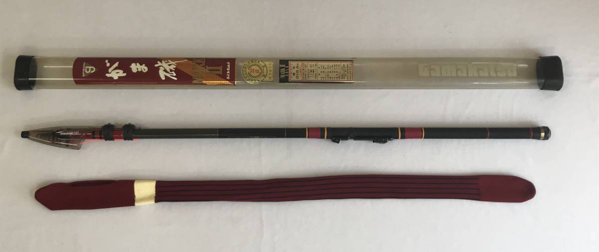 定番人気，品質保証 14E101709022 がまかつ がま磯 MARKⅡ GOLD 中硬調子 2号5.4m マーク 2 ゴールド ハイ カーボンロッド FS-7SGS1 釣り竿 釣り具 現状渡し(がまかつ)｜売買されたオークション情報、yahooの商品情報をアー 磯竿
