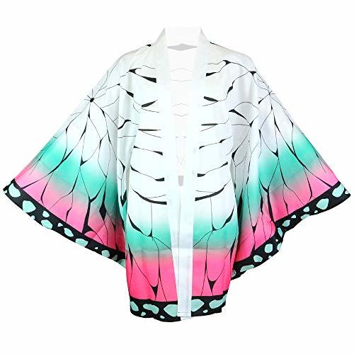 爆発的人気！セール商品！YS 鬼滅の刃 キャラクター グッズ 鬼殺隊 柱 羽織 コスプレ 衣装 (胡蝶しのぶ)_1