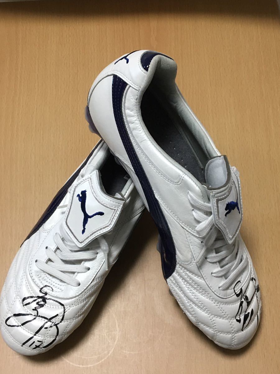 超激得，正規品 長谷部誠 サイン入り選手支給スパイク PUMA DEL MUNDO(実使用、サイン入り)｜売買されたオークション情報、yahooの商品情報をアーカイブ公開 - オークファン 記念ユニフォーム
